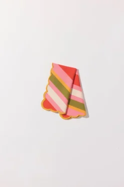 LOT DE 2 SERVIETTES KATE MULTICO -Citron Style Promos Boutique MML3002249470 scaled