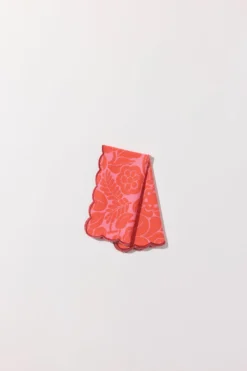 LOT DE 2 SERVIETTES KATE ANEMONE PINK -Citron Style Promos Boutique MML3002249476 scaled