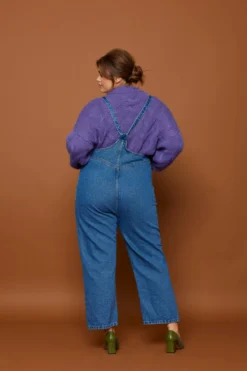 SALOPETTE HEDWIGE JEAN MEDIUM BLUE -Citron Style Promos Boutique MMLOK21.09.215216 scaled