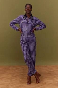 COMBI VLADIMIR VICHY LILAS -Citron Style Promos Boutique MML 010823 LOOKBOOK 0246 scaled