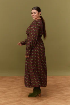 ROBE NATACHA FLOWER ROMANCE -Citron Style Promos Boutique MML 010823 LOOKBOOK 0426 scaled