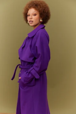 MANTEAU HENDRIKS PURPLE -Citron Style Promos Boutique MML 010823 LOOKBOOK 0719 scaled