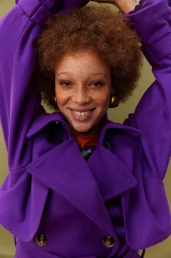 MANTEAU HENDRIKS PURPLE -Citron Style Promos Boutique MML 010823 LOOKBOOK 0747 scaled
