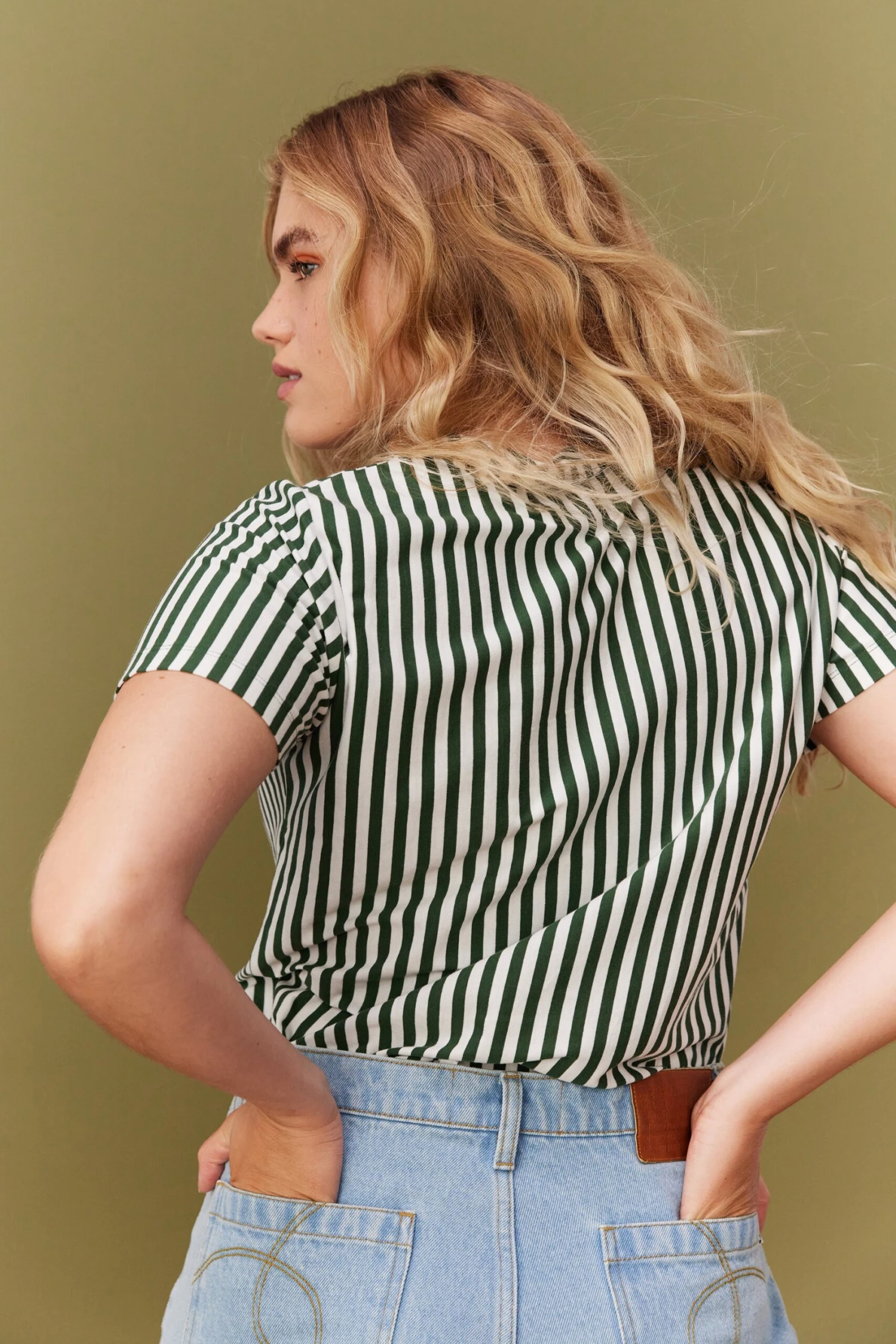 T-SHIRT KATE COEUR VERT 3 T-SHIRT KATE COEUR VERT – Image 3