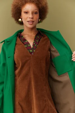 MANTEAU NICOLE VERT -Citron Style Promos Boutique MML 010823 LOOKBOOK 0887 scaled