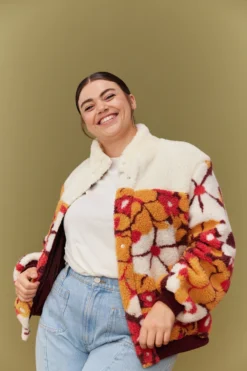 VESTE MAALI MOUMOUTE FLEURS 70'S -Citron Style Promos Boutique MML 010823 LOOKBOOK 0952 scaled