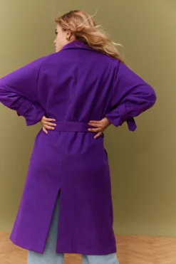 MANTEAU HENDRIKS PURPLE -Citron Style Promos Boutique MML 010823 LOOKBOOK 1205 scaled