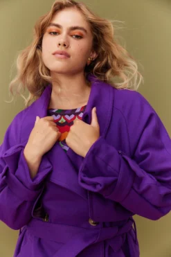 MANTEAU HENDRIKS PURPLE -Citron Style Promos Boutique MML 010823 LOOKBOOK 1214 scaled