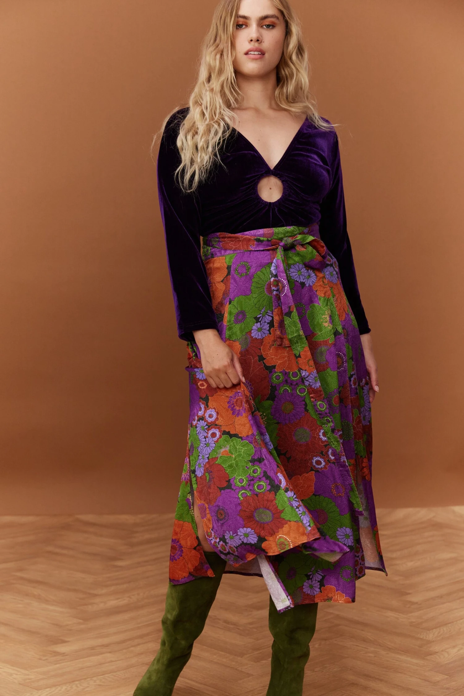 JUPE SAMANTHA AUTUMN BLOSSOM 2 JUPE SAMANTHA AUTUMN BLOSSOM – Image 2