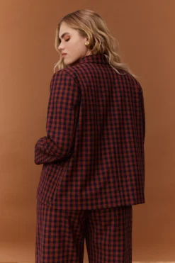 VESTE SOKO VICHY MARRON 12 VESTE SOKO VICHY MARRON -Citron Style Promos Boutique MML 010823 LOOKBOOK 1874 scaled