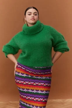 PULL MARIUS VERT -Citron Style Promos Boutique MML 010823 LOOKBOOK 2105 scaled