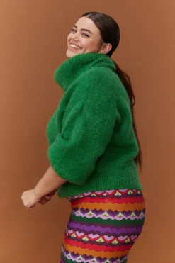 PULL MARIUS VERT -Citron Style Promos Boutique MML 010823 LOOKBOOK 2113 scaled