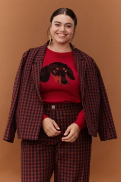 VESTE SOKO VICHY MARRON 15 VESTE SOKO VICHY MARRON -Citron Style Promos Boutique MML 010823 LOOKBOOK 2212 scaled