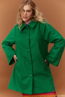 MANTEAU NICOLE VERT