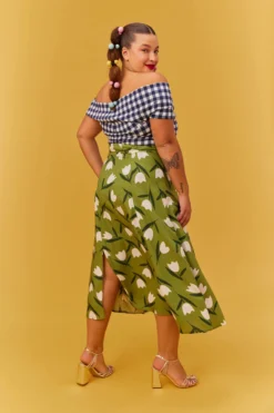 JUPE SAMANTHA TULIP BLOOM -Citron Style Promos Boutique MML SUMMER 230323 0318 scaled