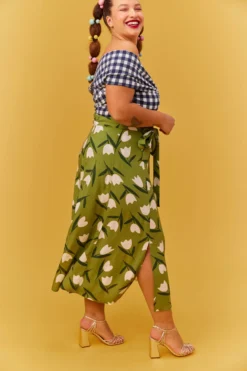 JUPE SAMANTHA TULIP BLOOM -Citron Style Promos Boutique MML SUMMER 230323 0322 scaled