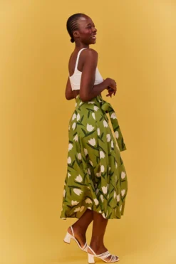 JUPE SAMANTHA TULIP BLOOM -Citron Style Promos Boutique MML SUMMER 230323 0361 scaled
