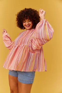 BLOUSE EUGENIE MARKET SUPPLY -Citron Style Promos Boutique MML SUMMER 230323 0691 scaled