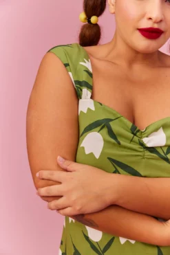 ROBE LOURDES TULIP BLOOM -Citron Style Promos Boutique MML SUMMER 230323 1395 scaled