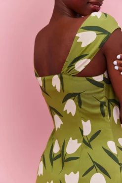 ROBE LOURDES TULIP BLOOM -Citron Style Promos Boutique MML SUMMER 230323 1444 scaled