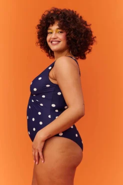 MAILLOT DE BAIN MELO POLKA NAVY -Citron Style Promos Boutique MML SUMMER 230323 1695 scaled