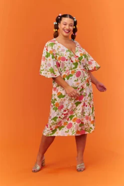 ROBE LOULOU FLOWER MARKET