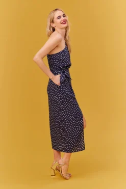 ROBE LEXIE MICRO FLEURS -Citron Style Promos Boutique MML SUMMER 230323 2392