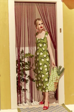 ROBE LOURDES TULIP BLOOM -Citron Style Promos Boutique MML SUMMER 240323 3420 scaled