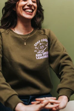 SWEAT HENRI KAKI -Citron Style Promos Boutique PER Henri 33 scaled