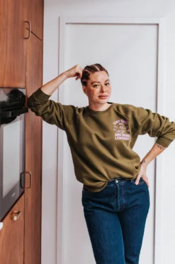 SWEAT HENRI KAKI -Citron Style Promos Boutique PER Henri 6 scaled